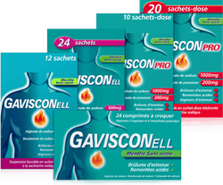 Découvrez nos produits Gavisconell & GavisconPro pour un soulagement rapide